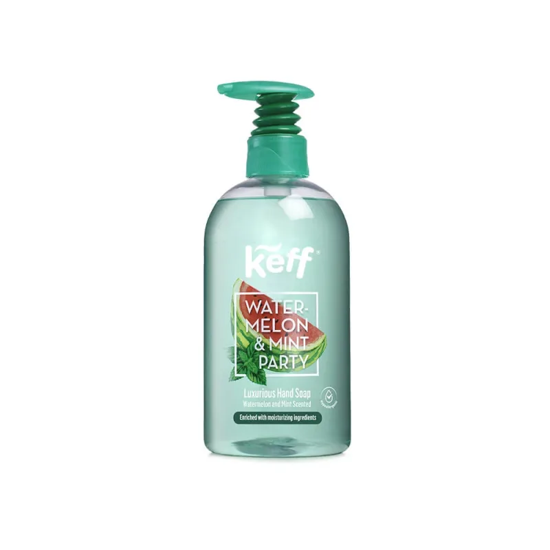Sapun lichid de maini cu parfum de pepene si menta, 500 ml, Keff — preț și oferte