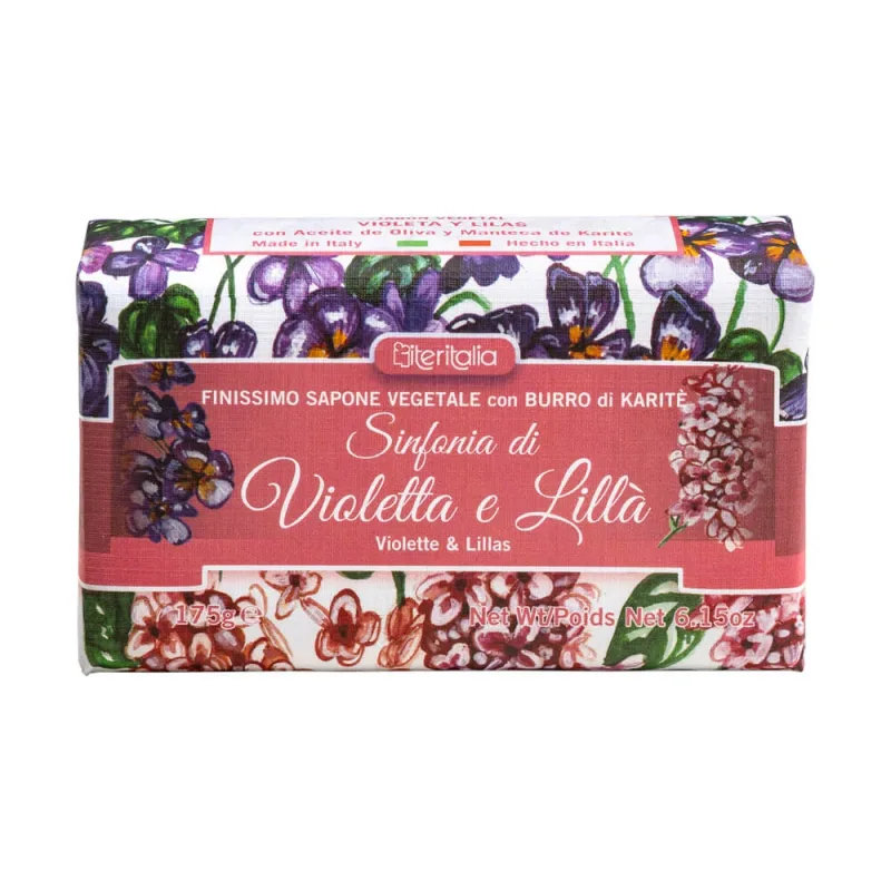Sapun vegetal cu violete si liliac, 175g, Iteritalia — preț și oferte