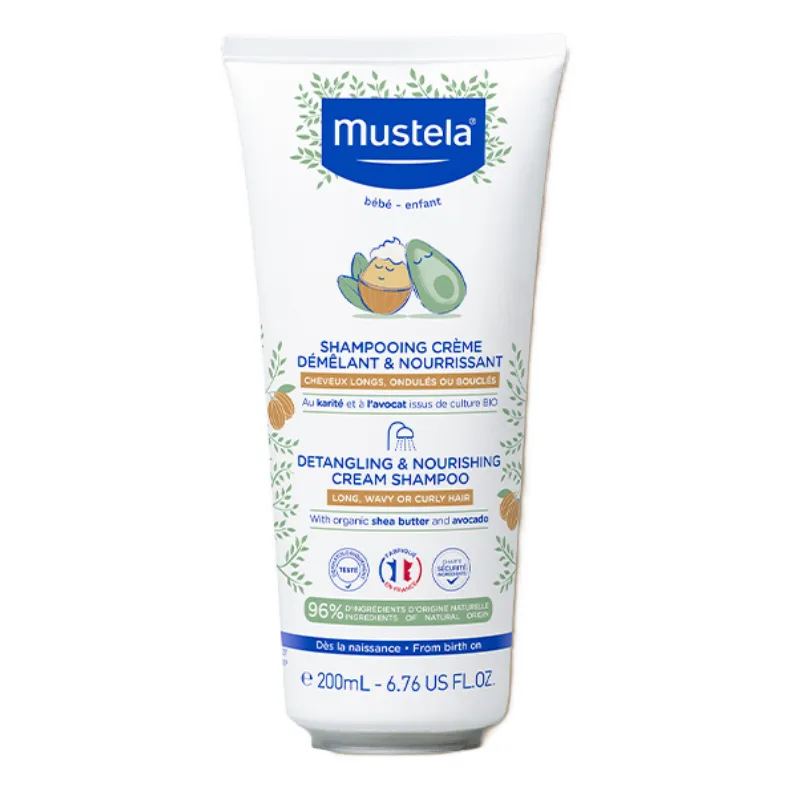 Sampon nutritiv pentru par cret si ondulat, 200 ml, Mustela — preț și oferte