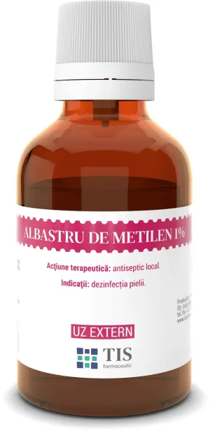 Albastru de metilen 1%, 25 ml, Tis Farmaceutic