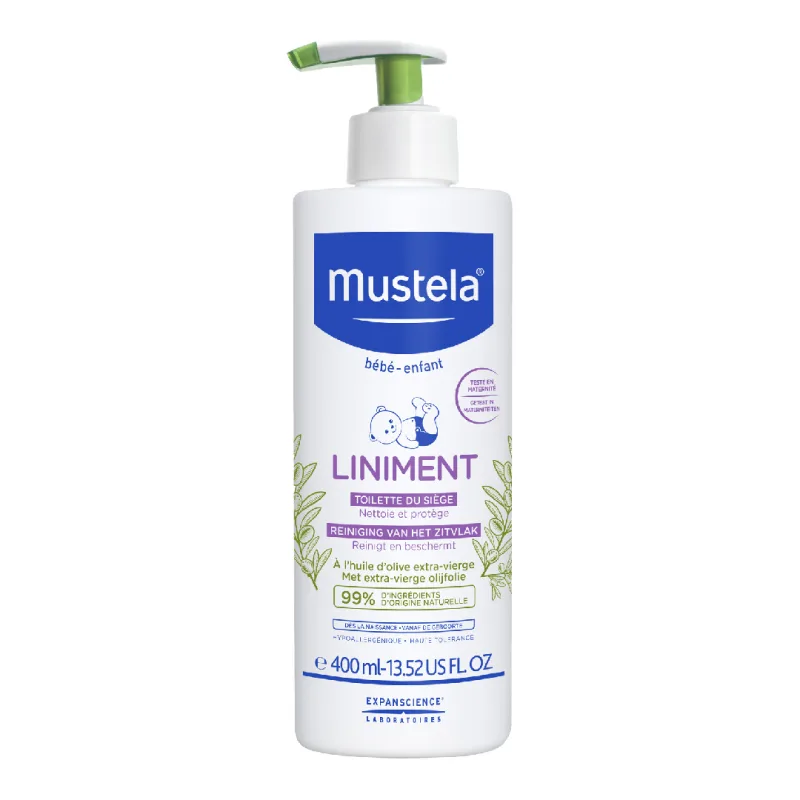 Lotiune de curatare pentru zona scutecului Liniment, 400 ml, Mustela — preț și oferte