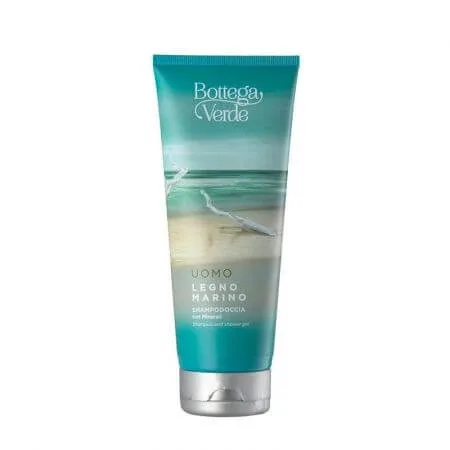 Sampon si gel de dus 2 in 1, hidratant, cu aroma lemnoasa, 200 ml, Bottega Verde — preț și oferte