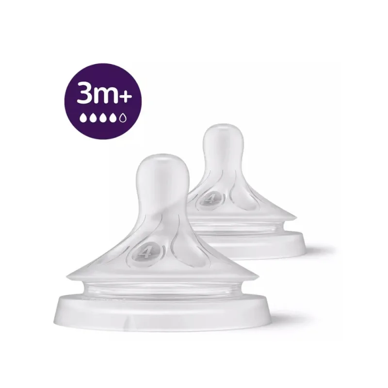 Tetina cu debit mediu Natural Response, 3 luni+, Philips Avent — preț și oferte