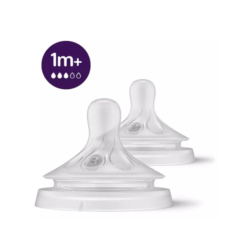 Tetina cu debit lent Natural Response, 1 luna+, Philips Avent — preț și oferte