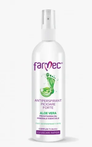 Antiperspirant pentru picioare 200ml, Farmec — preț și oferte