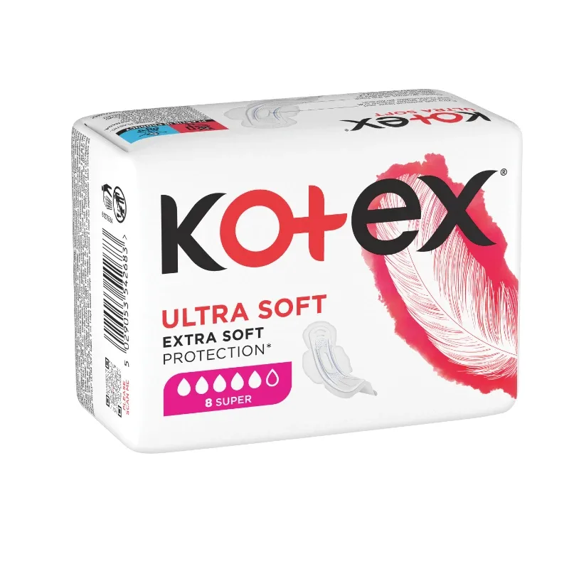 Absorbante Ultra Soft Super, 8 buc, Kotex — preț și oferte