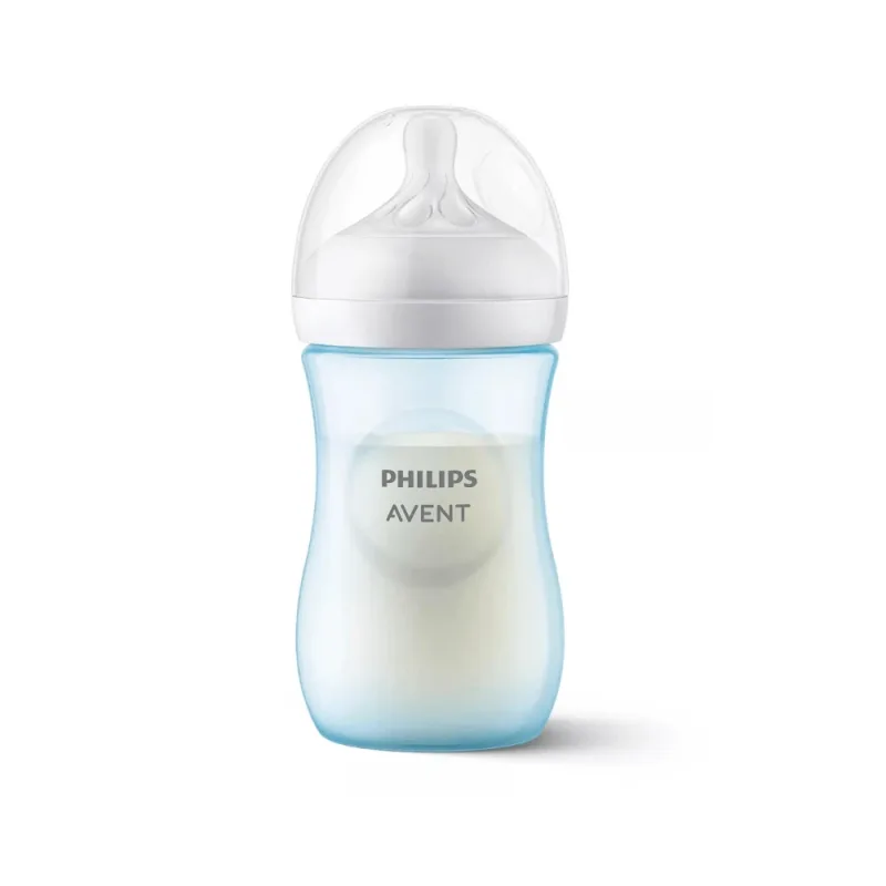 Biberon Natural Response, 1 luna +, 260 ml, Albastru, Philips Avent — preț și oferte