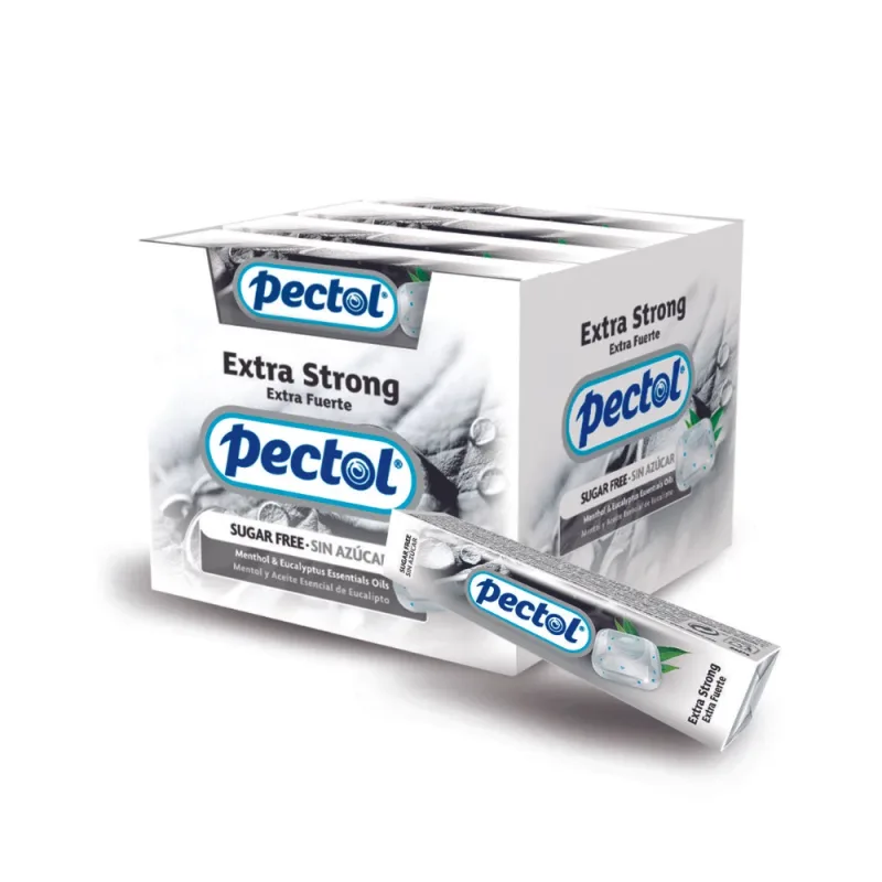 Dropsuri fara zahar extra strong cu ulei esential de eucalipt si mentol, 31 g, Pectol — preț și oferte
