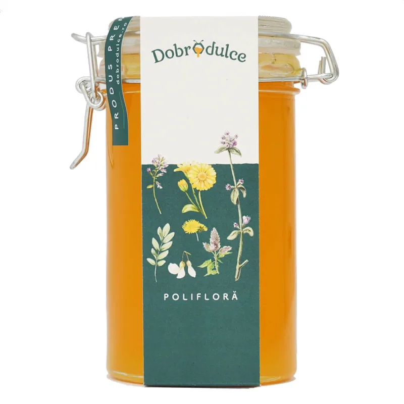 Miere Poliflora, 600 g, Dobrodulce — preț și oferte