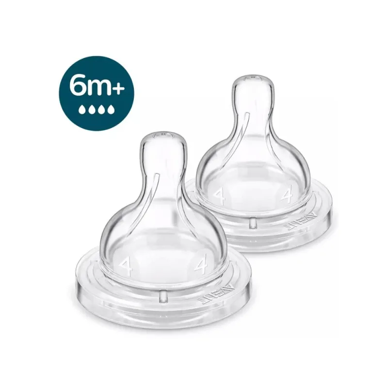 Tetina anti-colici cu debit rapid, 6 luni+, Philips Avent — preț și oferte
