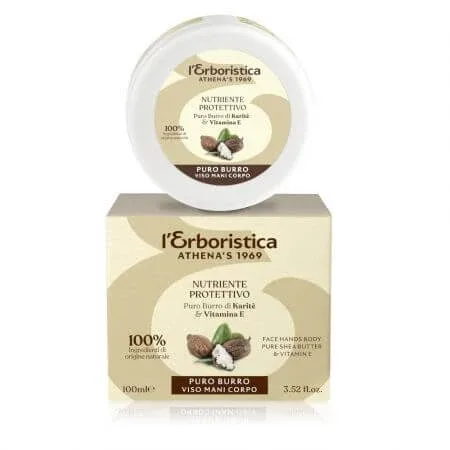 Unt de shea hranitor pentru fata si corp, 100 ml, L'Erboristica — preț și oferte
