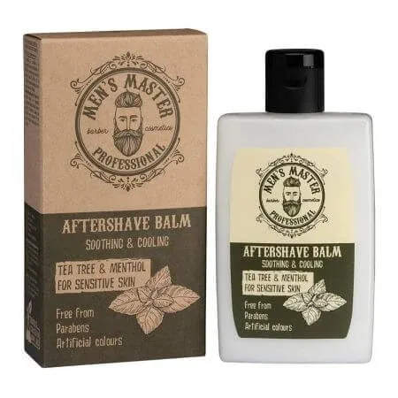 Balsam dupa barbierit pentru barbati Tea Tree & Menthol, 120 ml, Men's Master Professional — preț și oferte