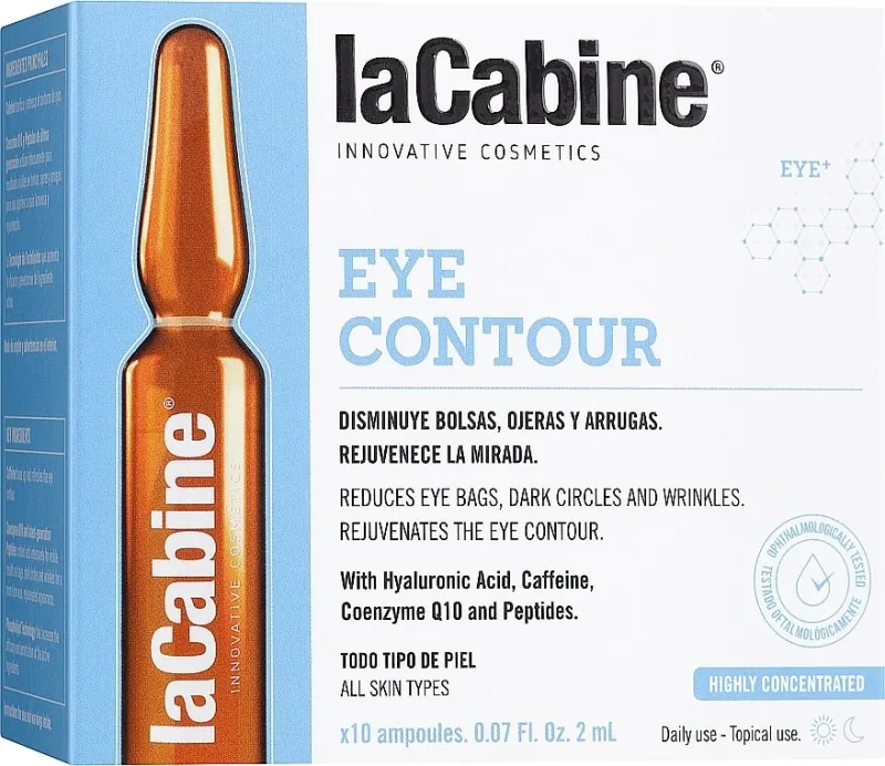 Fiole Eyecontour, 10 fiole x 2 ml, La Cabine — preț și oferte
