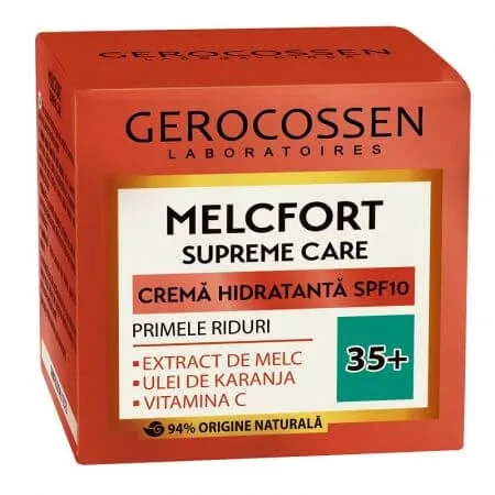 Crema hidratanta SPF10 35+ cu extract de melc, ulei de karanja, vitamina C Melcfort, 50 ml, Gerocossen — preț și oferte