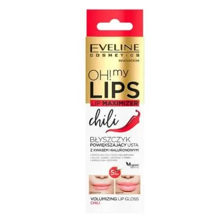Luciu de buze cu ardei iute Oh! My Lips, 4.5 ml, Eveline Cosmetics — preț și oferte