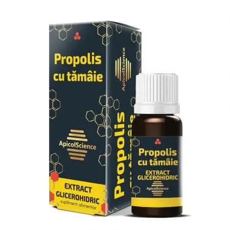 Propolis Glicerohidric cu tamaie, 30 ml, DVR Pharm — preț și oferte