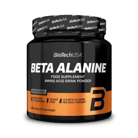 Aminoacid Beta-Alanina, fara aroma, 300 g, Biotech USA — preț și oferte