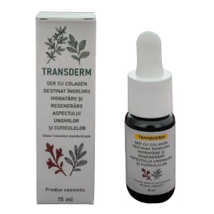 Ser colagen pentru hidratarea si regenerarea unghiilor, 15 ml, Transderm