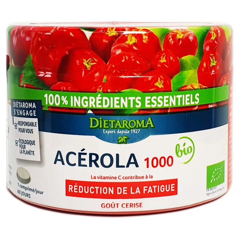 Acerola 1000 mg, 60 comprimate, Dietaroma Laboratoires Dietaroma — preț și oferte