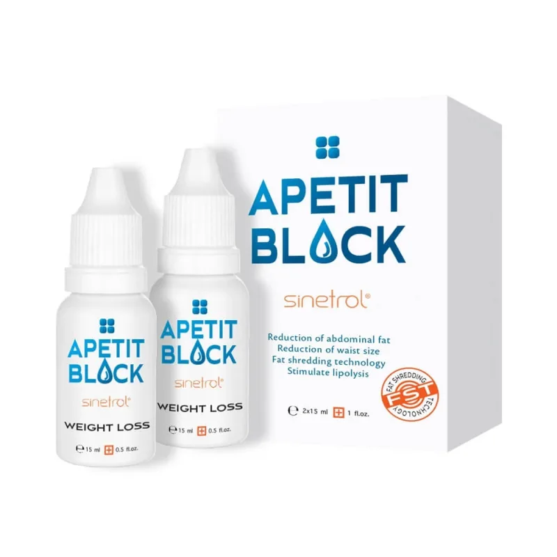Apetit Block Sinetrol, 2x15 ml, Empire Expert Pharma — preț și oferte
