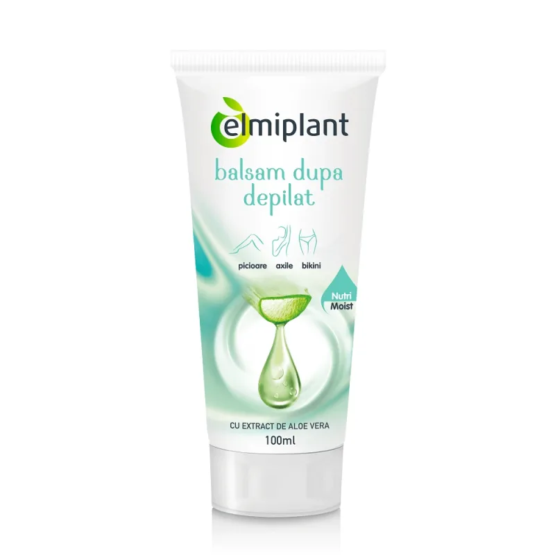 Balsam dupa epilat cu proteine din iaurt si aloe vera, 100 ml, Elmiplant — preț și oferte