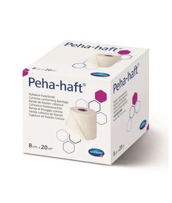 Bandaj de fixare elastic autoadeziv Peha-haft, 8cm x 20m (932448), Hartmann — preț și oferte