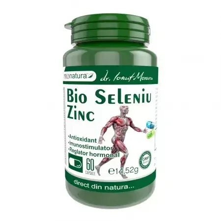 Bio Seleniu Zinc, 60 capsule, Pro Natura — preț și oferte
