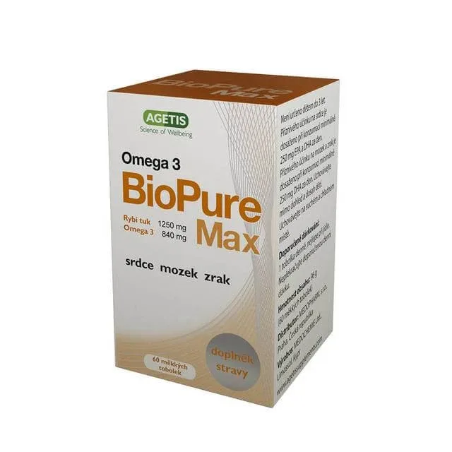 BioPure Max Omega3, 30 capsule, Agetis — preț și oferte