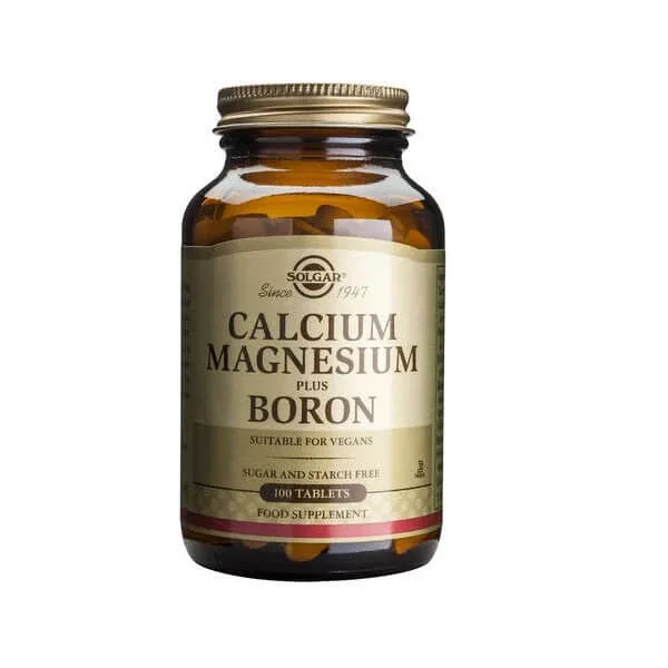Calciu cu magneziu si boron, 100 tablete, Solgar — preț și oferte