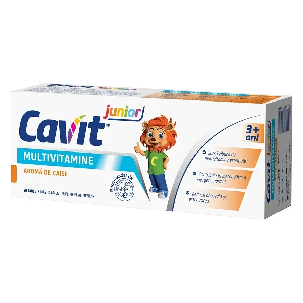Cavit Junior caise, 20 tablete, Biofarm — preț și oferte