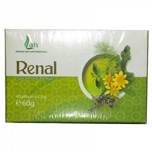 Ceai Renal, 40 plicuri, Larix — preț și oferte