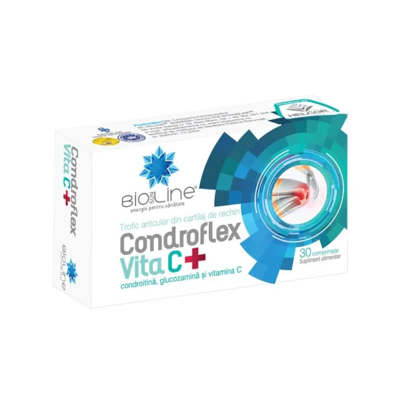 Condroflex Vita C, 30 tablete, Helcor — preț și oferte