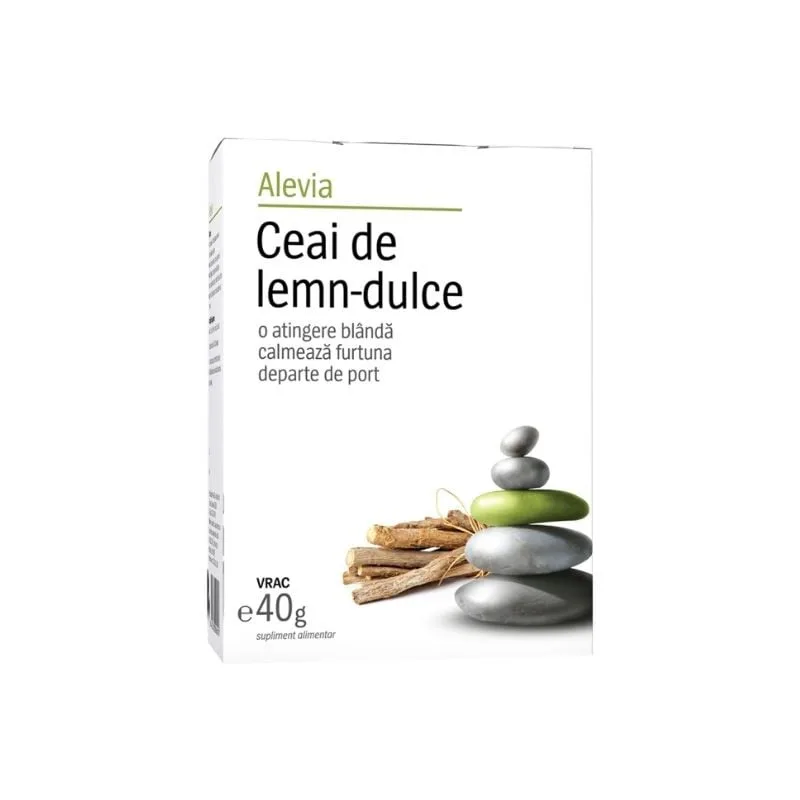 Ceai de lemn-dulce, 40 g, Alevia — preț și oferte