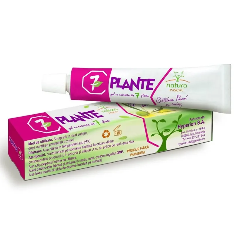 Cremǎ 7 Plante, 100 ml, Natura Pascal — preț și oferte