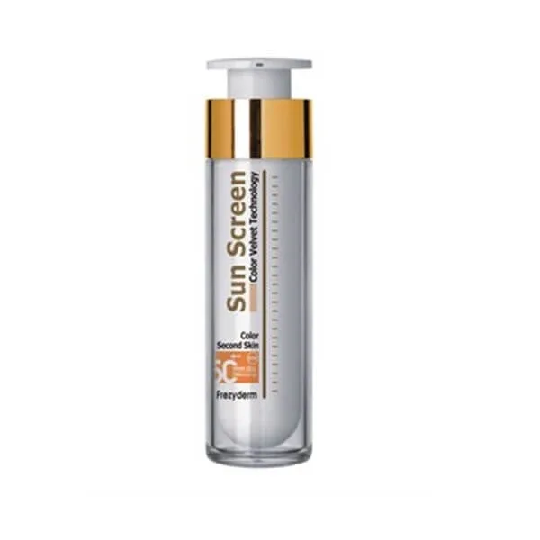 Crema de față pentru protecție solară SPF 50+ Sun Screen Color Velvet, 50 ml, Frezyderm — preț și oferte