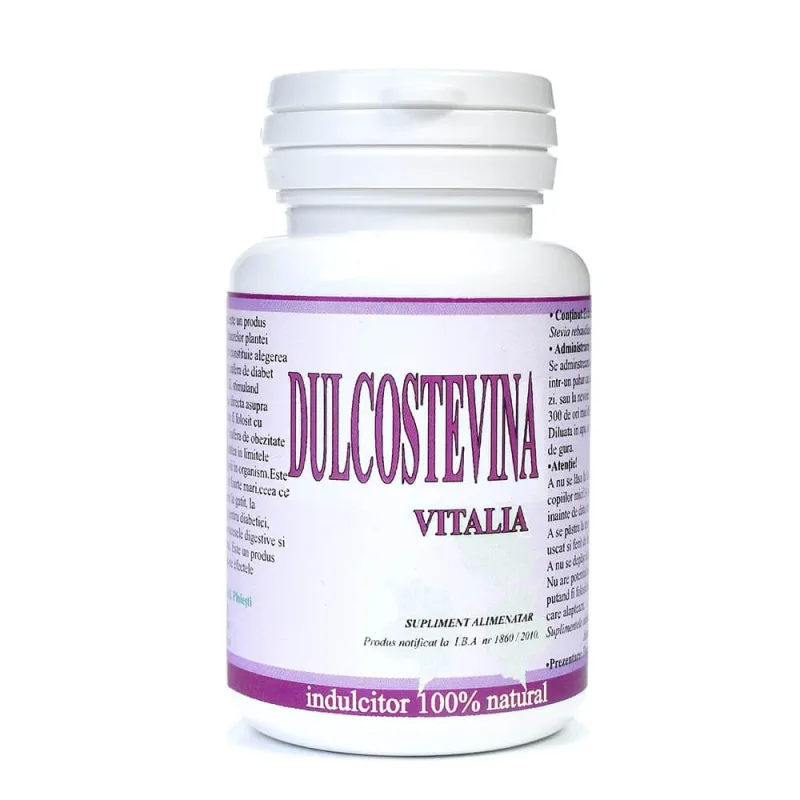Dulcostevină pulbere, 25g, Vitalia Vitalia Pharma — preț și oferte