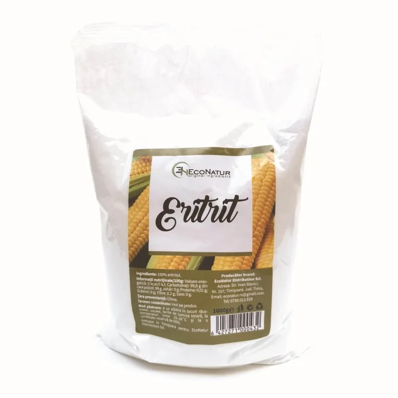 Eritrit, 1000 g, EcoNatur — preț și oferte
