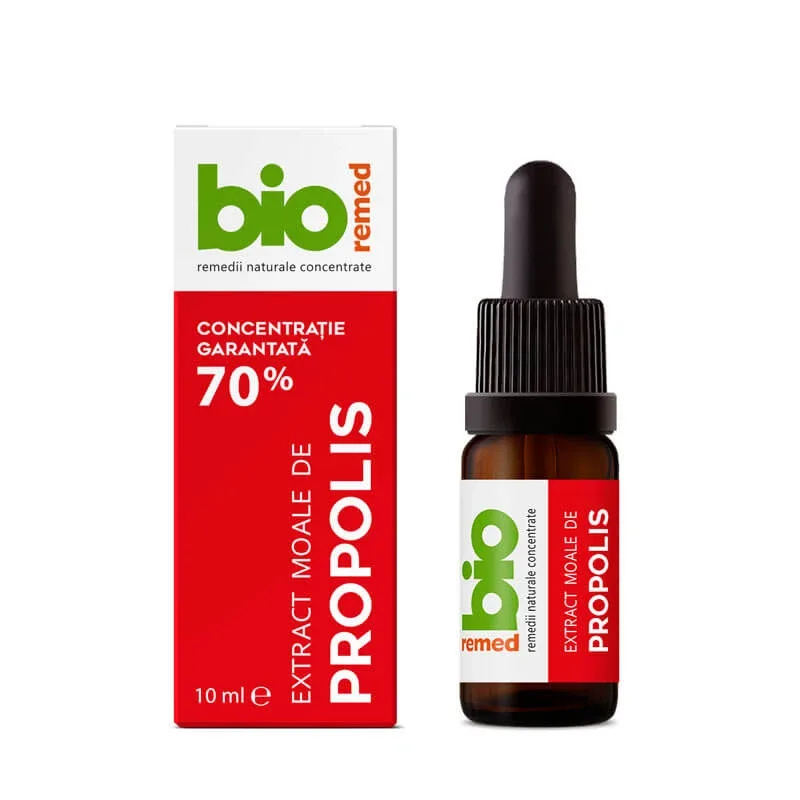 Extract Moale de Propolis 70%, 10 ml, Bioremed — preț și oferte