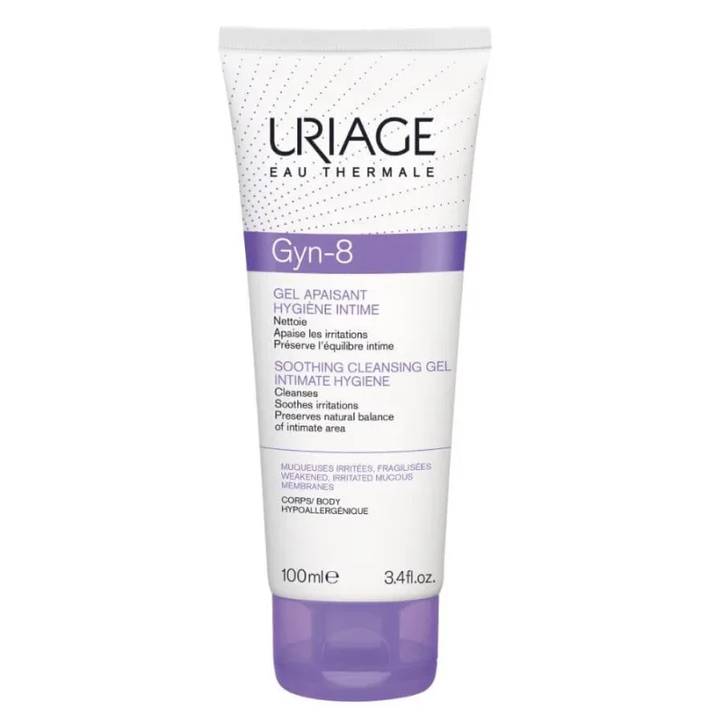 Gel pentru igiena intimă cu pH8 GYN-8, 100 ml, Uriage — preț și oferte