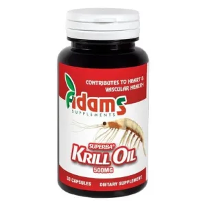 Krill Oil 500 mg, 30 tablete, Adams Vision