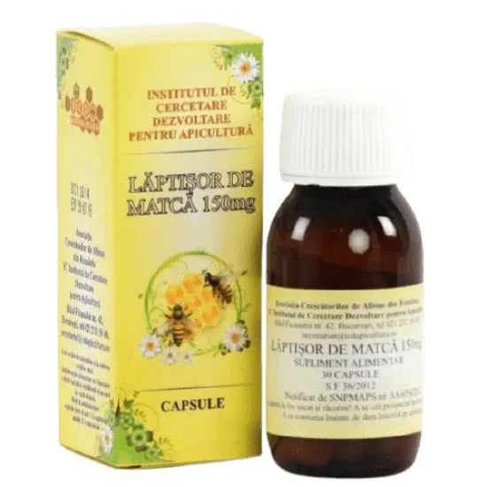 Laptisor de matca, 30 capsule, Icd Apicultura — preț și oferte