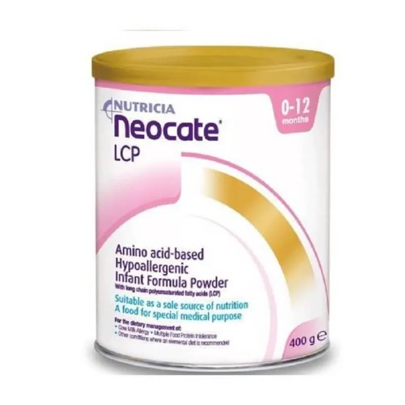 Lapte praf Neocate LCP, Gr. 0-12 luni, 400 g, Nutricia — preț și oferte