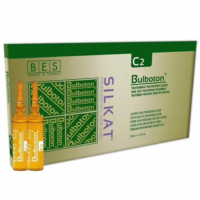 Lotiune pentru prevenirea caderii excesive a parului Silkat Bulboton C2, 12x10 ml, Bes Beauty&Scienece Beauty Sweeties — preț și oferte