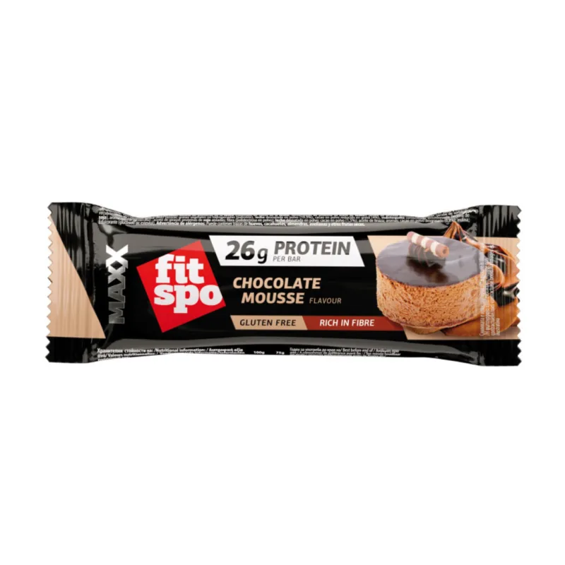 Baton proteic Maxx Chocolate Mousse, 75g, FitSpo — preț și oferte