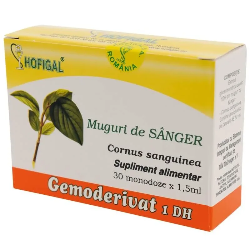 Muguri de Sânger, Gemoderivat, 30 monodoze, Hofigal — preț și oferte