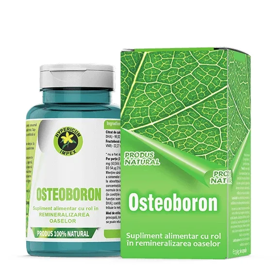 Osteoboron, 60 capsule, Hypericum — preț și oferte