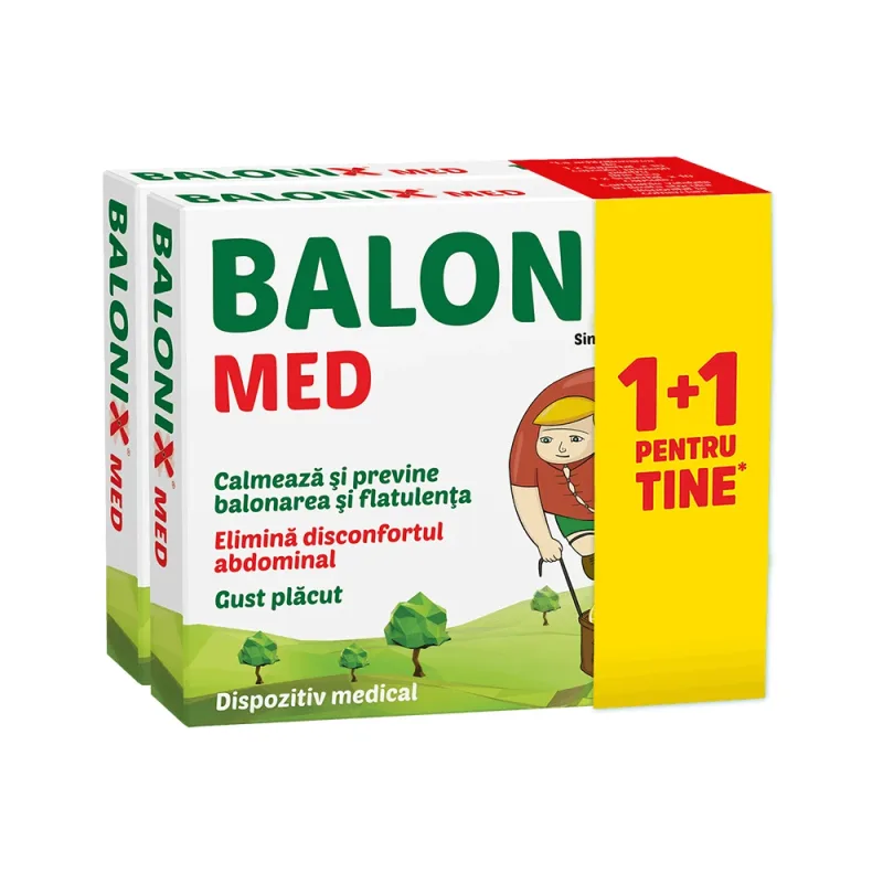 Pachet Balonix Med, (1+1) x 10 comprimate, Fiterman Pharma — preț și oferte