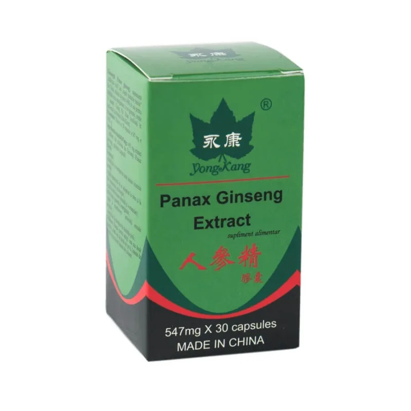Panax Ginseng extract, 30 capsule, Yongkang International China — preț și oferte
