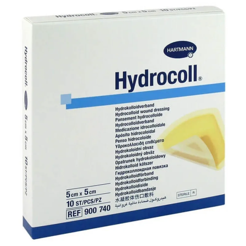 Pansamente Hydrocoll, 5x5 cm (900740), 10 bucăți, Hartmann — preț și oferte