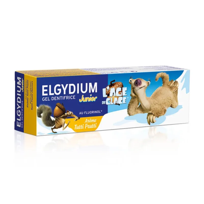Pasta de dinti pentru copii Tutti Frutti Ice Age, 7-12 ani, 50 ml, Elgydium Junior — preț și oferte